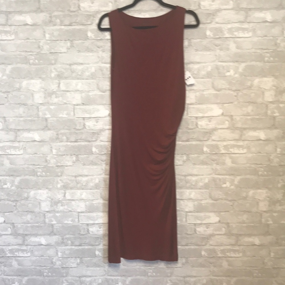 NWT Three Dots Fitted Jersey Dress M super Soft